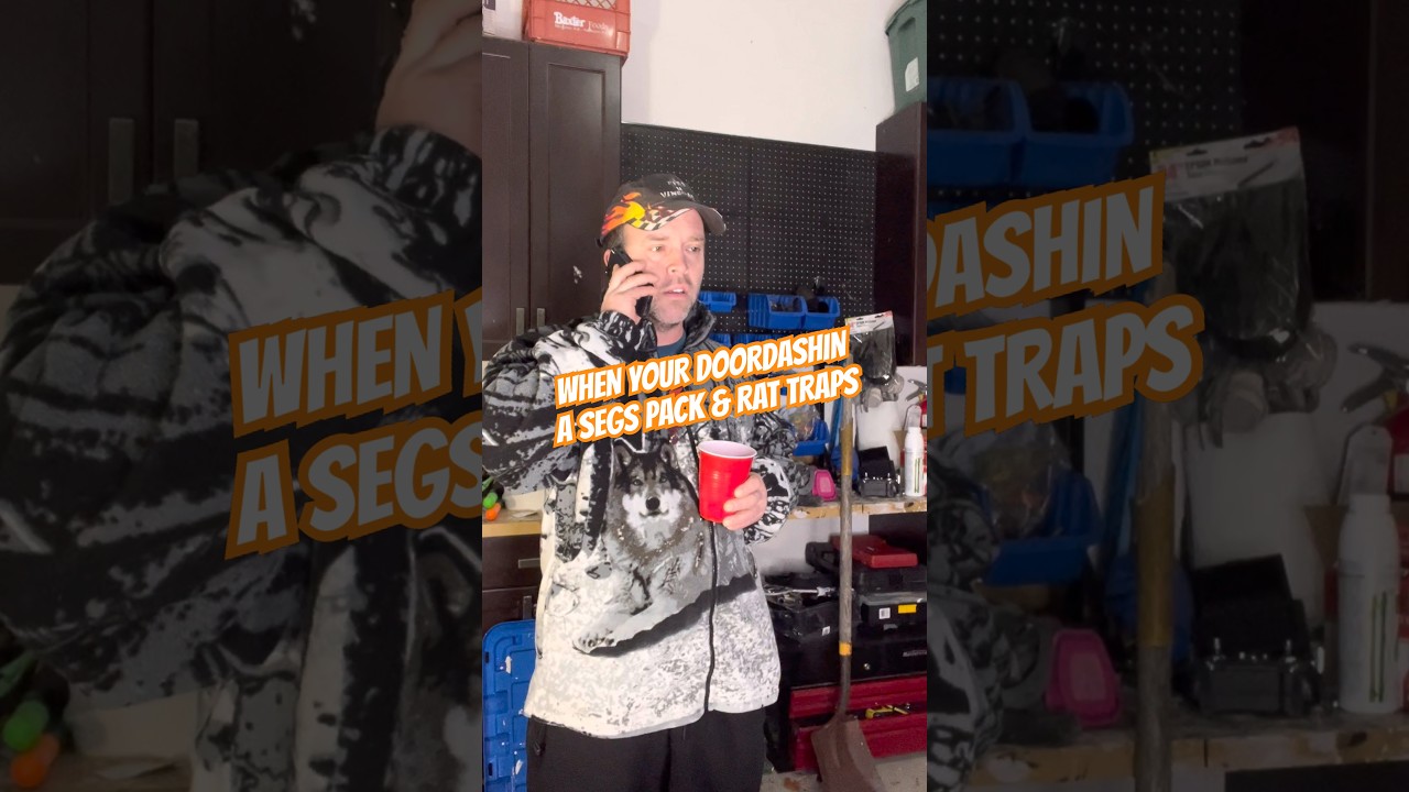 When your doordashin a segs pack ‘ rat traps 