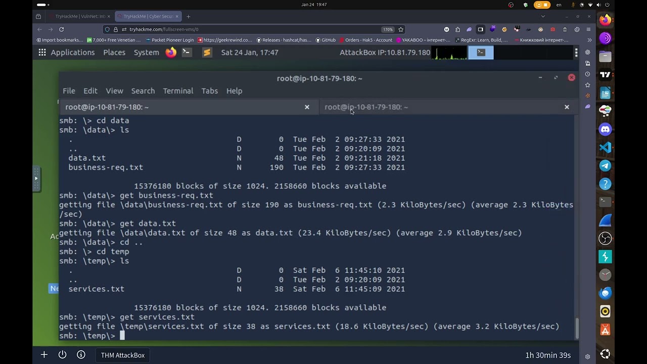 VulnNet: Internal TryHackMe WalkThrough