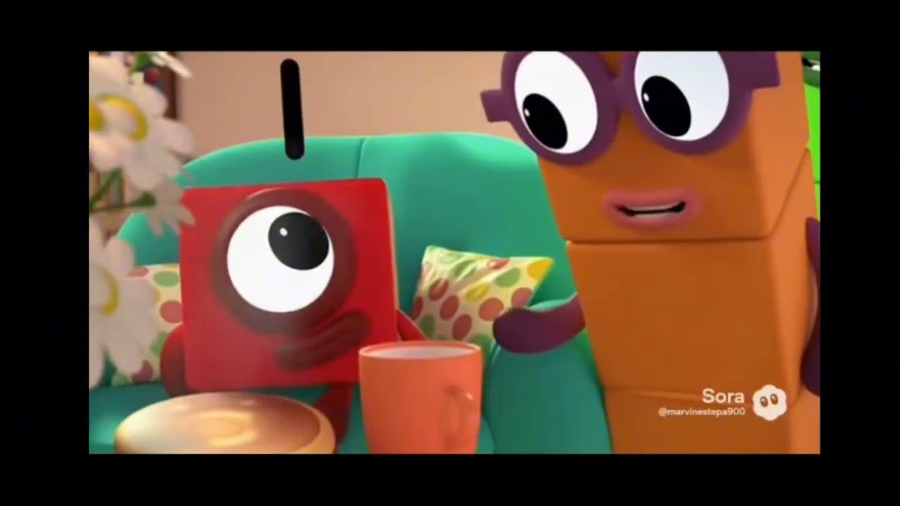 Numberblock 1 throws a table to 3 and disaster happens 