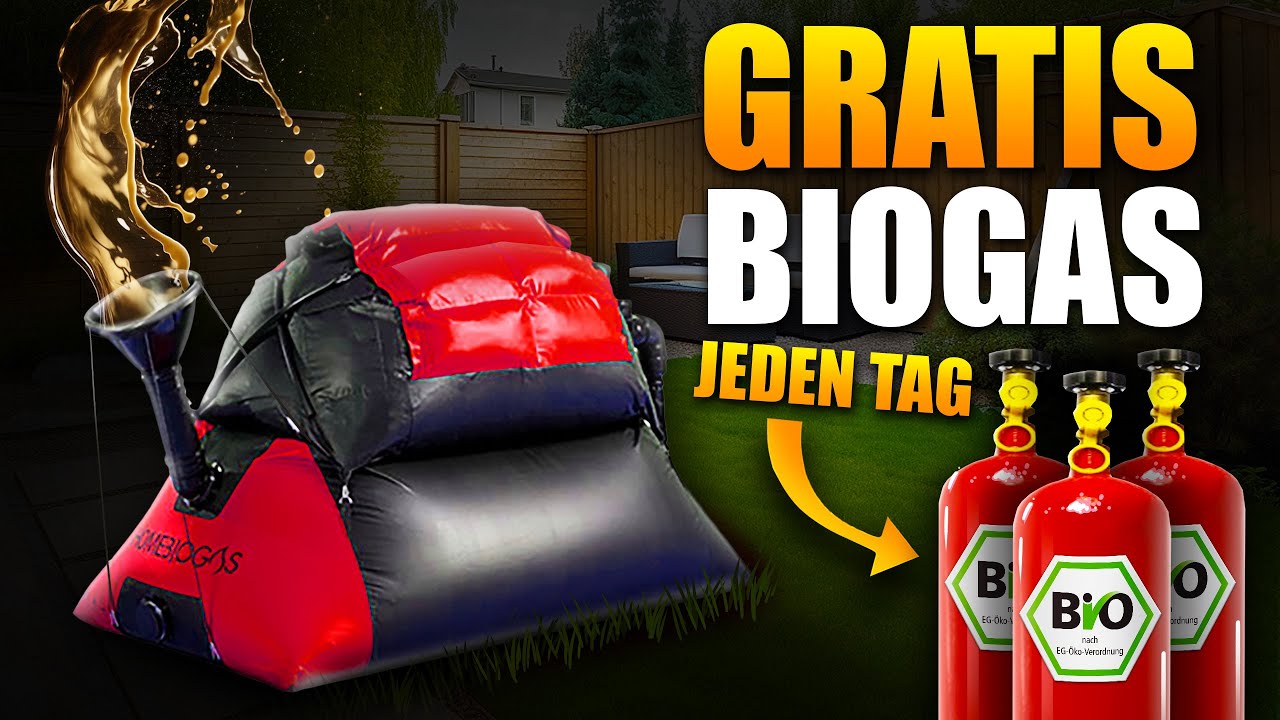 Skurrile Biogas-Anlage Zuhause: Massenhaft Energie zum 0-Tarif