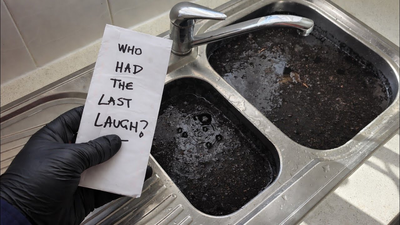 SHE VANDALIZED THE DRAIN AGAIN! So they called me.