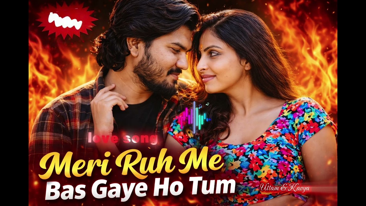 Meri ruh me❤️ bas gaye ho 🎉tum|  U7-Series| Kavya &Uttam | New love song and video #trending #love