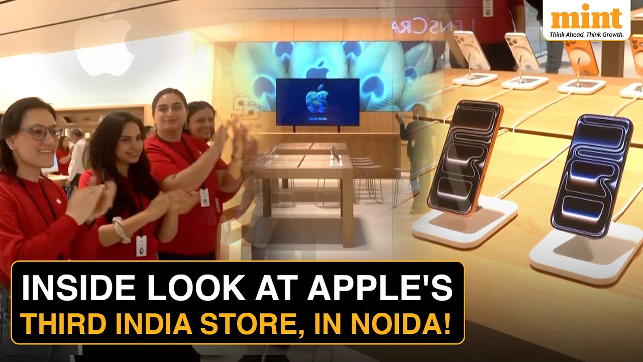 Crowds Queue Up As Apple Opens New Flagship Store in Noida Mall: Here's What You'll Find There!