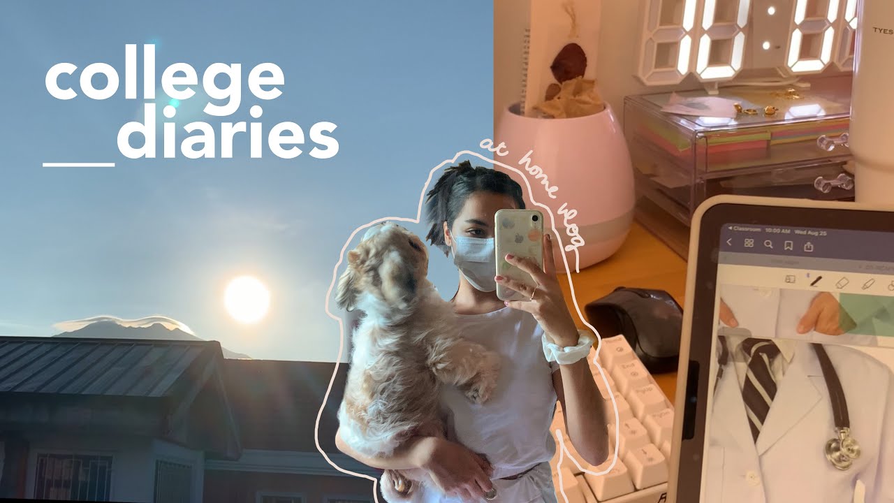 College diaries: online lectures, return demo (weekly vlog)☔️