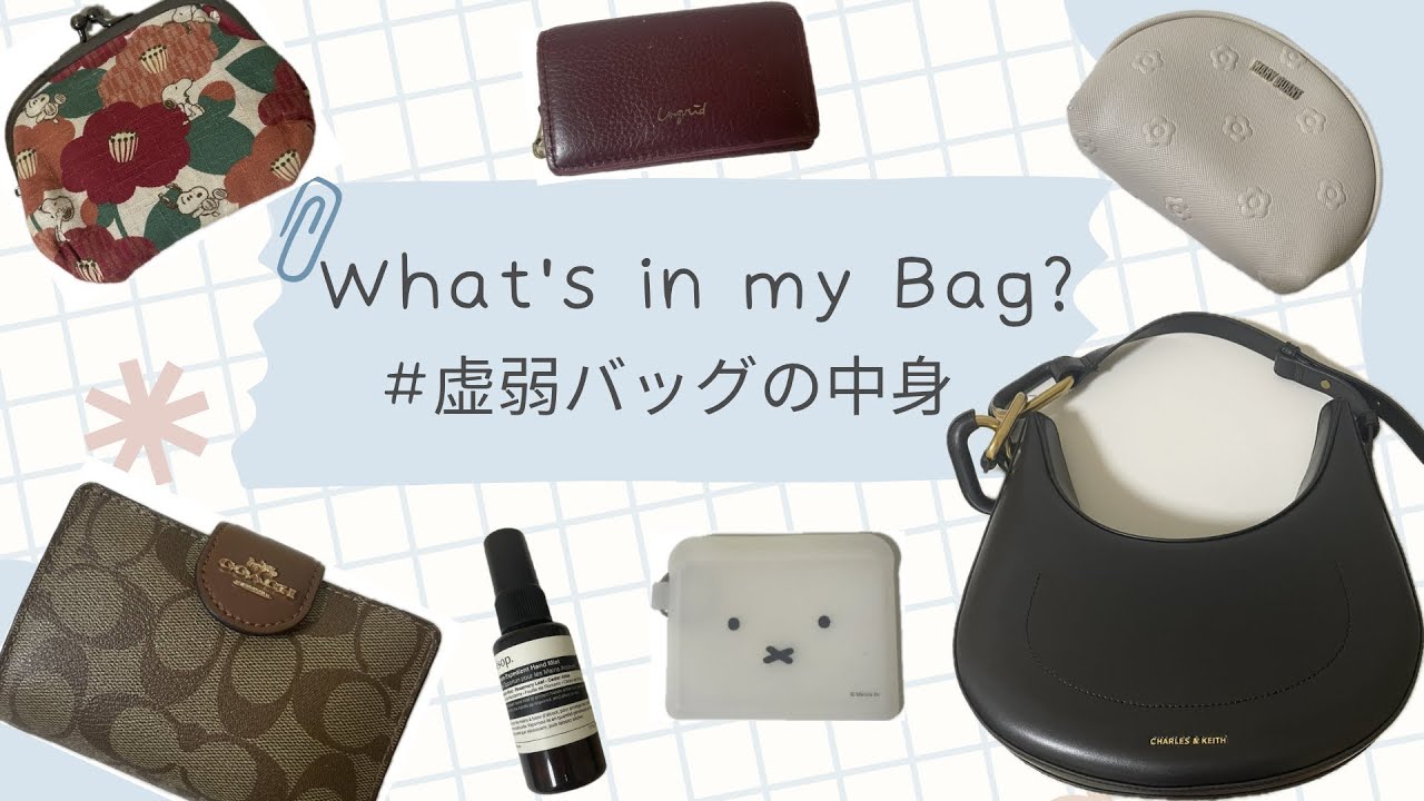 What's in my Bag?|虚弱バッグの中身