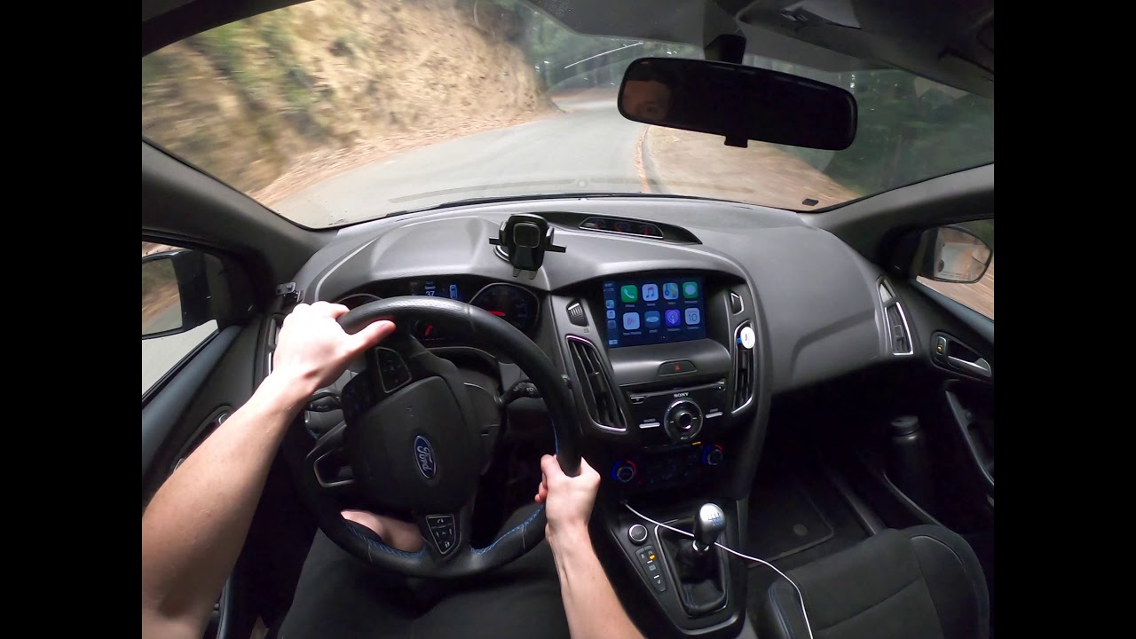 Ford Focus RS tight downhill backroad POV!