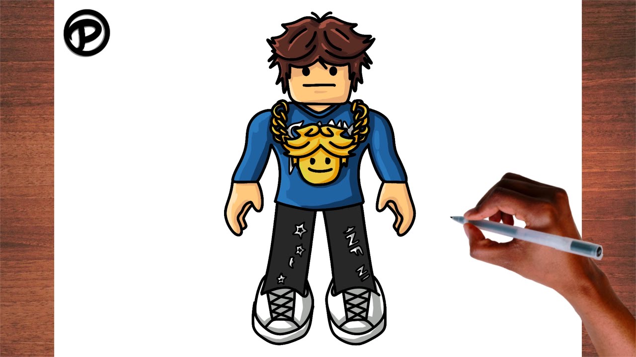 how to draw Caylus Roblox Easy Step by step [drawing tutorial]