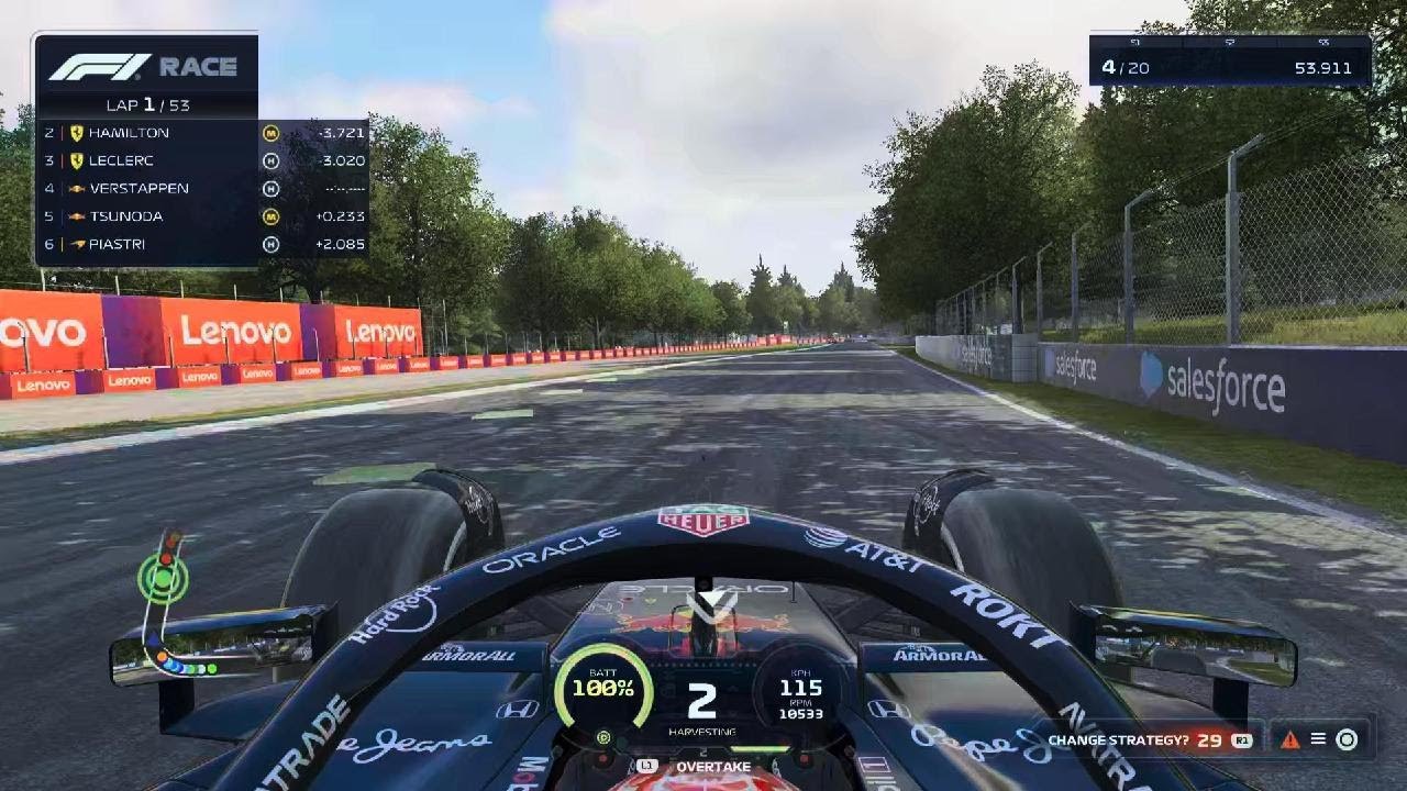 OFFICIAL F1 19 AI DNF IN F1 25 #guinnessworldrecords #redbull #monza 