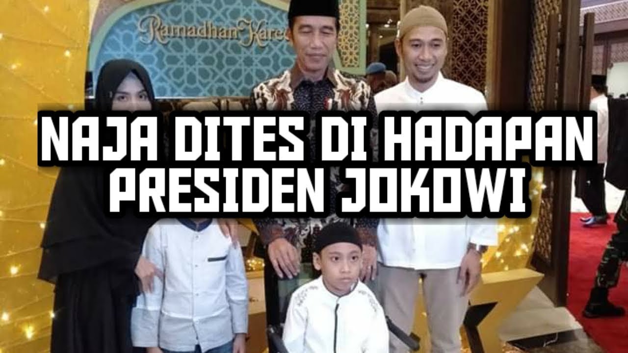 NAJA DITES DI HADAPAN PRESIDEN JOKOWI OLEH KETUA KADIN