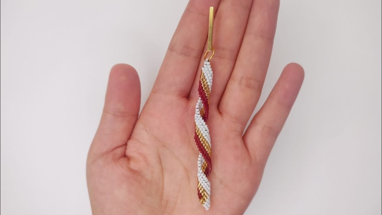 Aretes en Espiral con Delicas Miyuki / Paso a paso / Fácil de Hacer