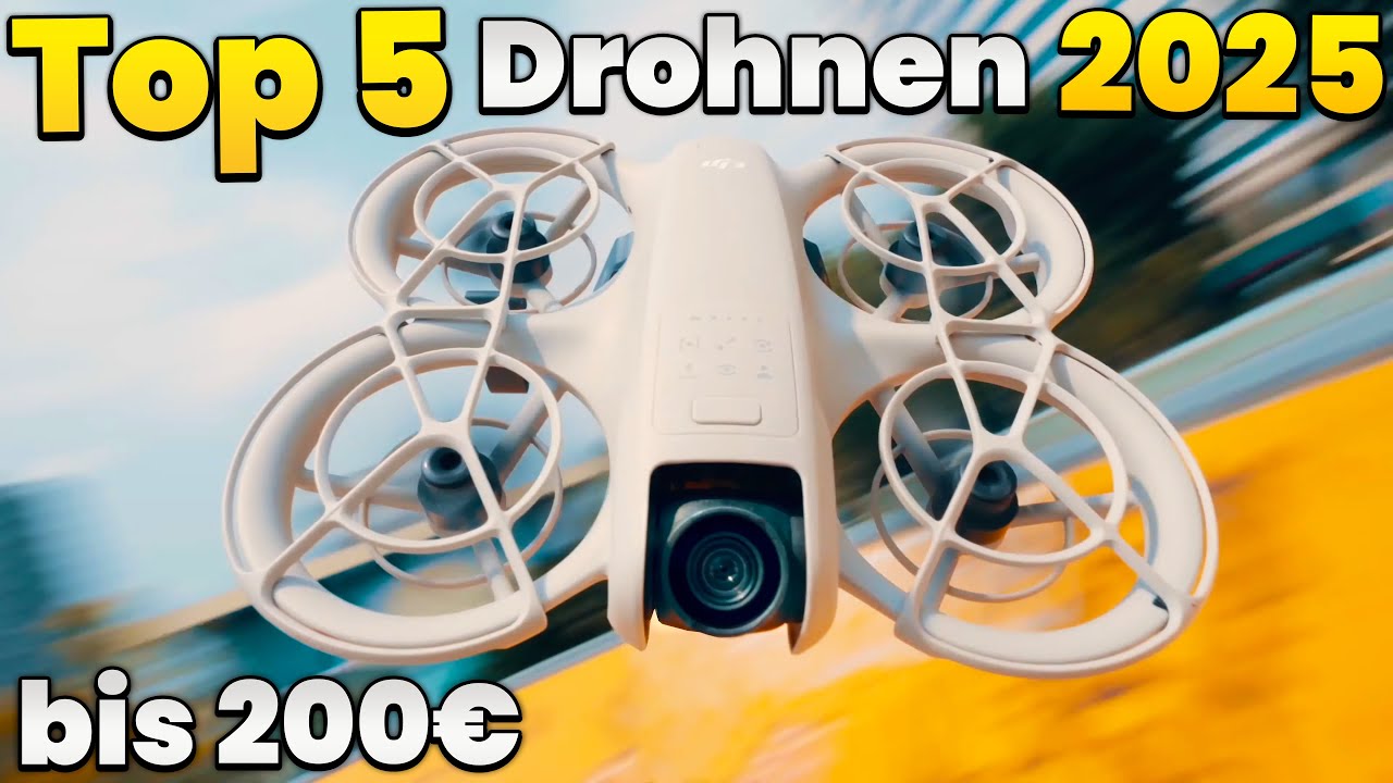 Beste Drohnen unter 200€! ★ Drohnen mit Kamera (TOP 5) Quadrocopter Vergleich (2025)