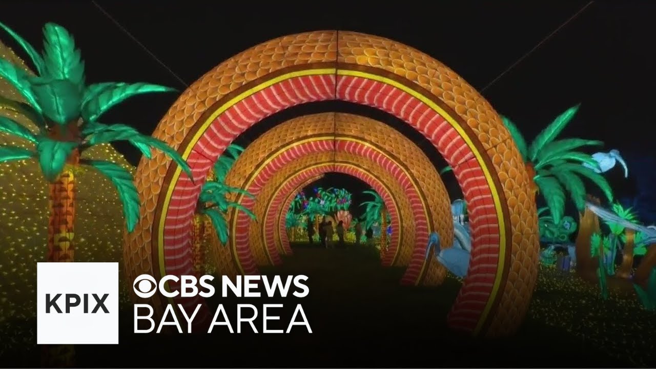 Oakland Zoo hosts annual Christmas light spectacular 
