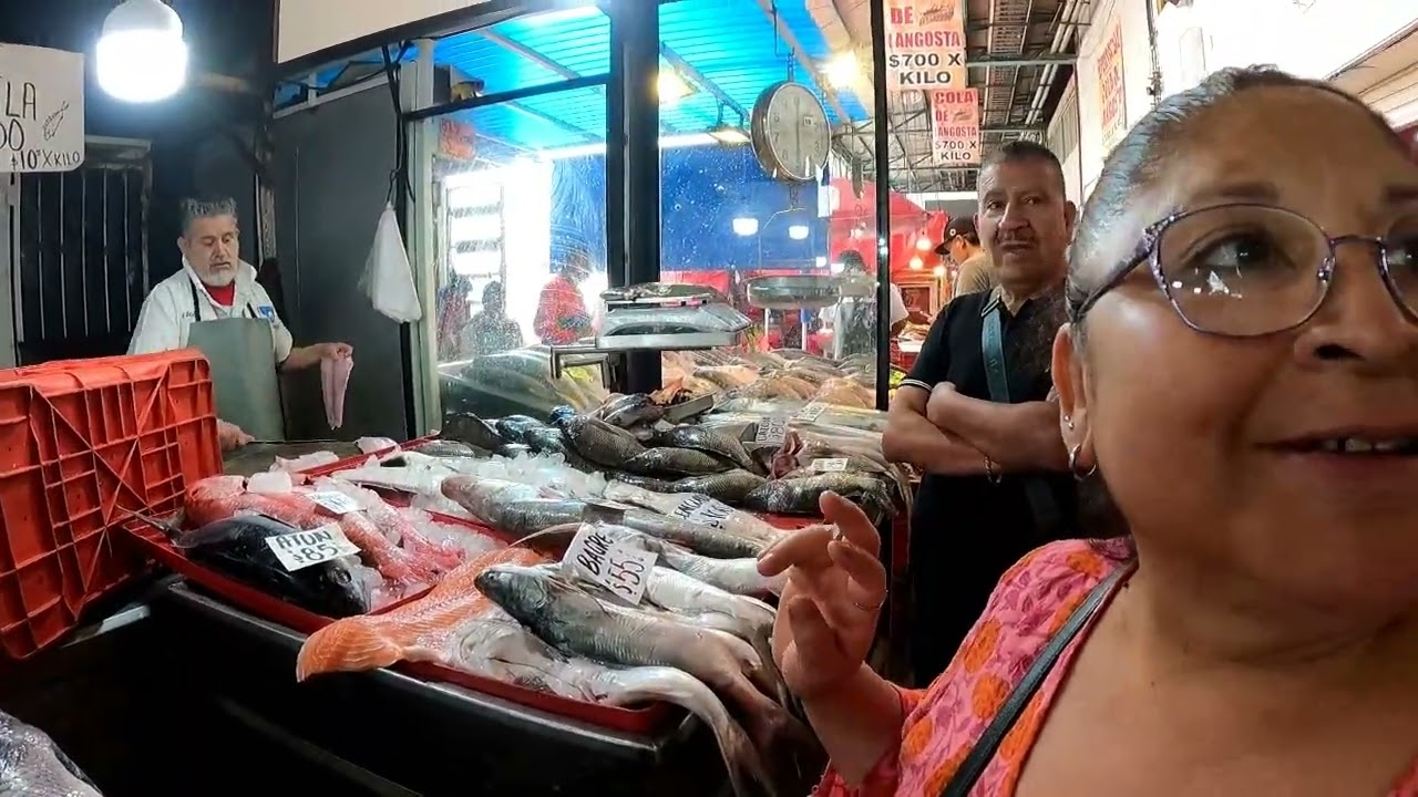La NUEVA VIGA, Iztapalapa/El MERCADO de MARISCOS y pescados + grande de LATINOAMERICA🍤🍣🦪🥘🍢