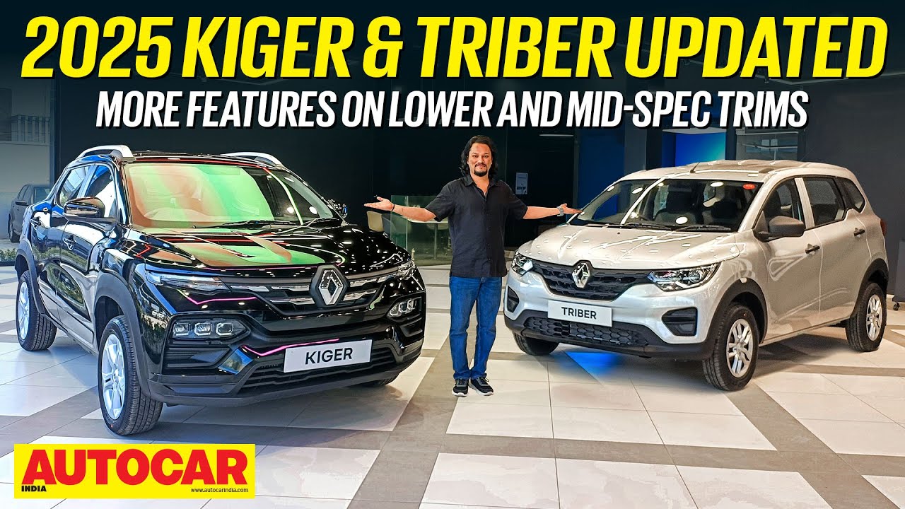 2025 Renault Kiger and Triber launched Walkaround | Autocar India