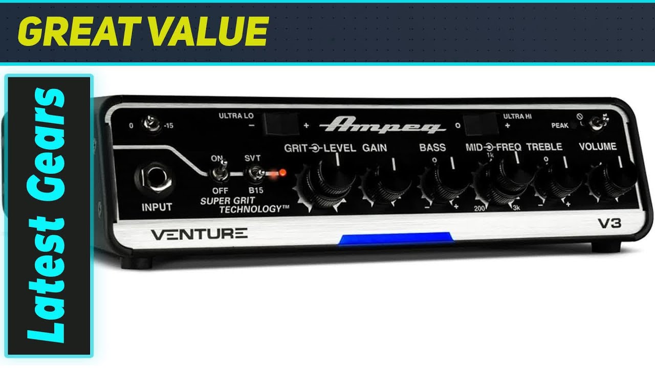 Обзор Ampeg Venture V3: классический звук, современная мощь