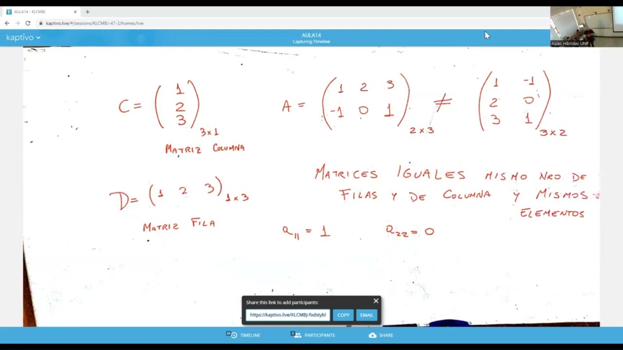 Matrices: Definiciones y Operaciones básicas