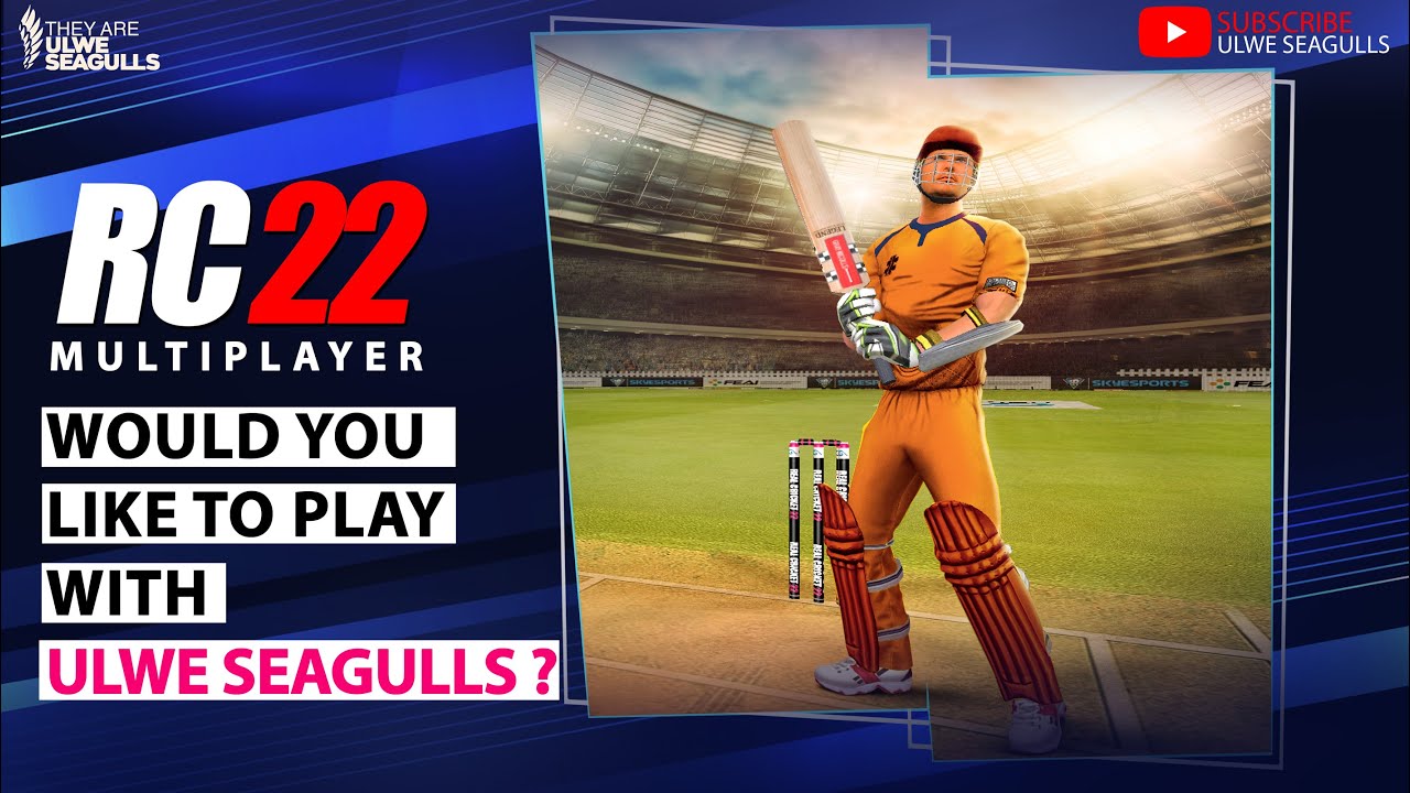 Play With Ulwe Seagulls | Real Cricket 22 Rank Mode Multiplayer 