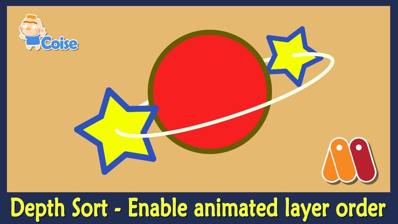 Depth Sort - Enable animated layer order - Coise - Anime Studio - Moho tutorial