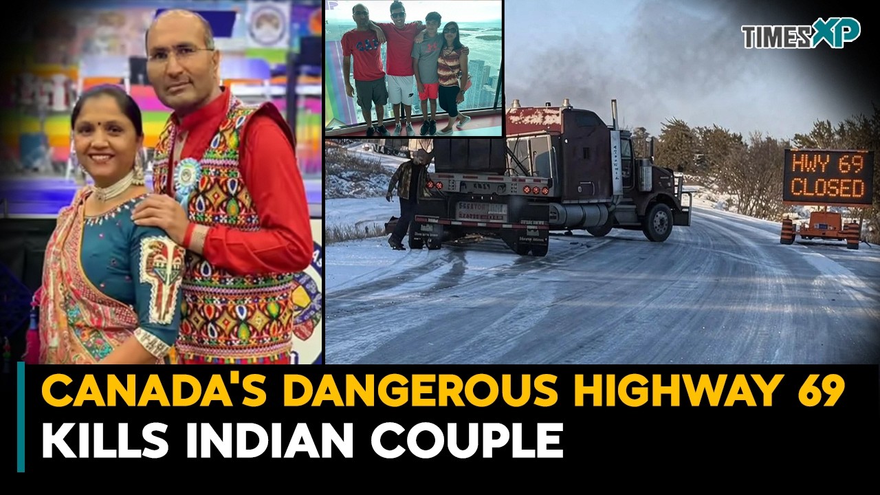 Canada's Dangerous Highway 69 Kills Indian Couple| Indians In Canada