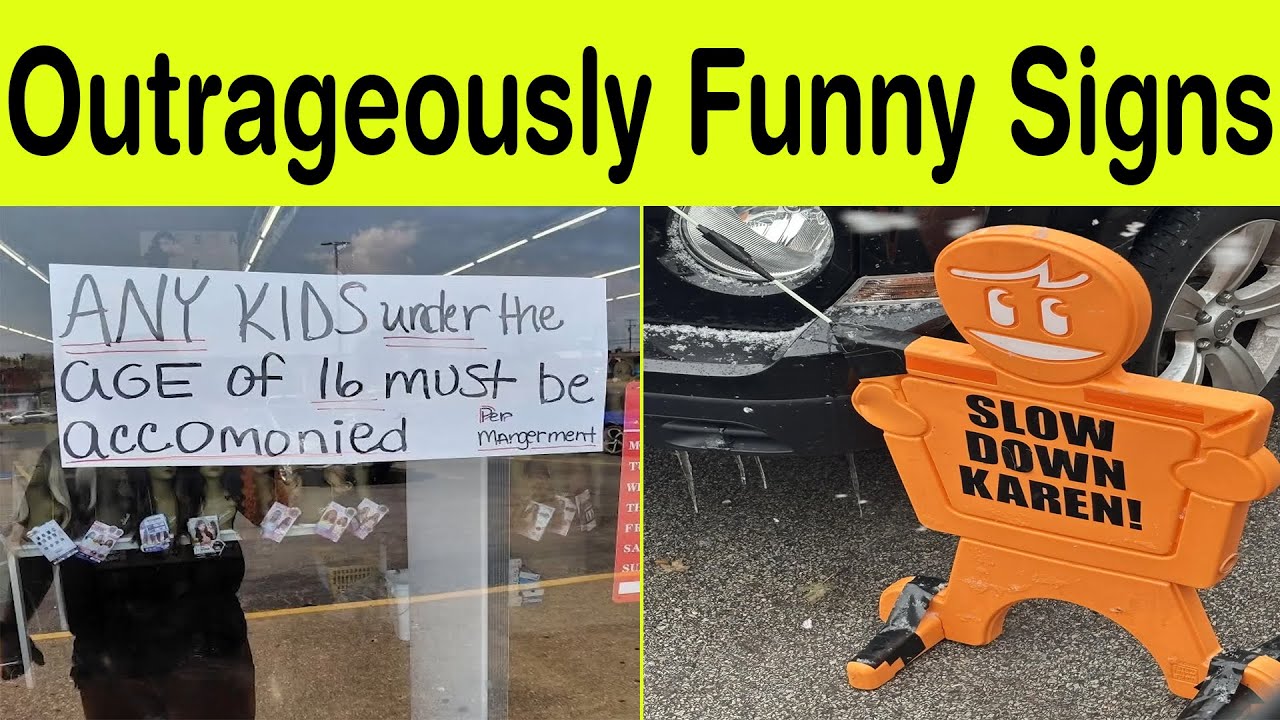 Outrageously Funny Signs That Will Leave You Crying with Laughter – Too Good! || Happy Panda