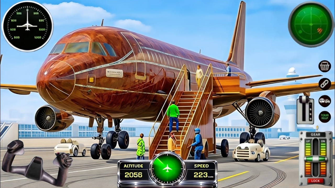 Flight Airplane City Pilot Simulator - Boeing Emergency Landing Goes Wrong 🚨✈️ (Android Gameplay)