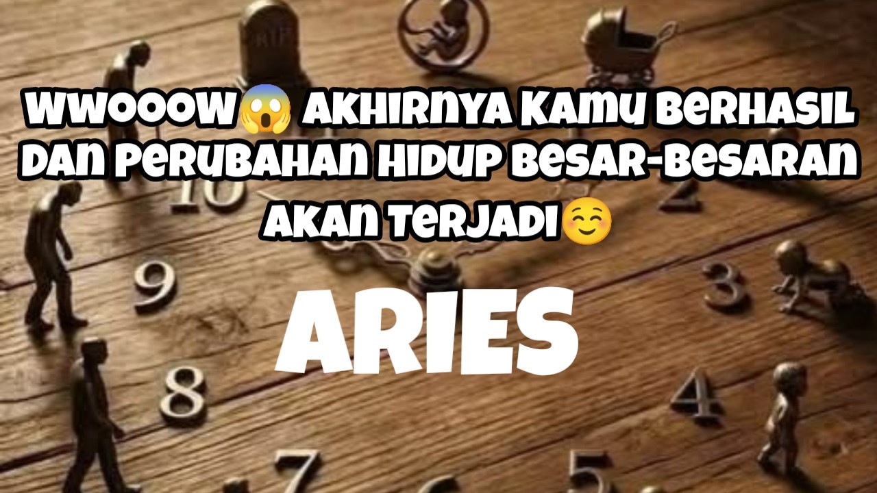 😇Aries🫢WwoooW😱 Akhirnya Kamu Berhasil Dan Perubahan Hidup Besar-Besaran Akan Terjadi☺️