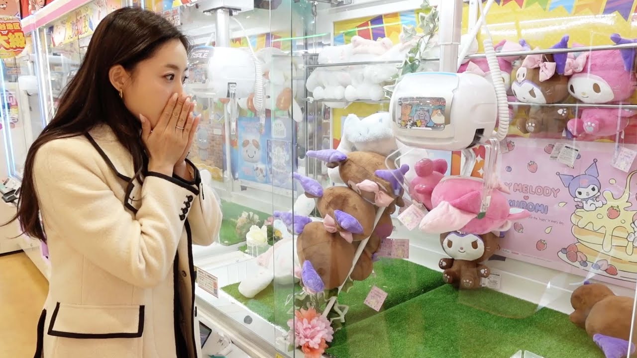 【EUNJUNG】ウンジョンがUFOキャッチャーに挑戦！果たして何個取れるかな…？