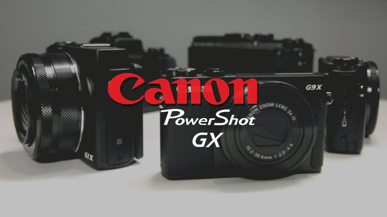 Porównanie aparatów kompaktowych Canon serii GX