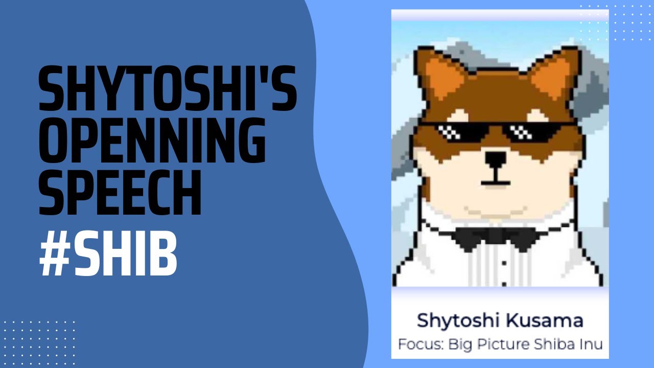 [Full Speech] Shytoshi Kusama's speech at Blockchain Futurist Conference #ShibaInu #Shibarium