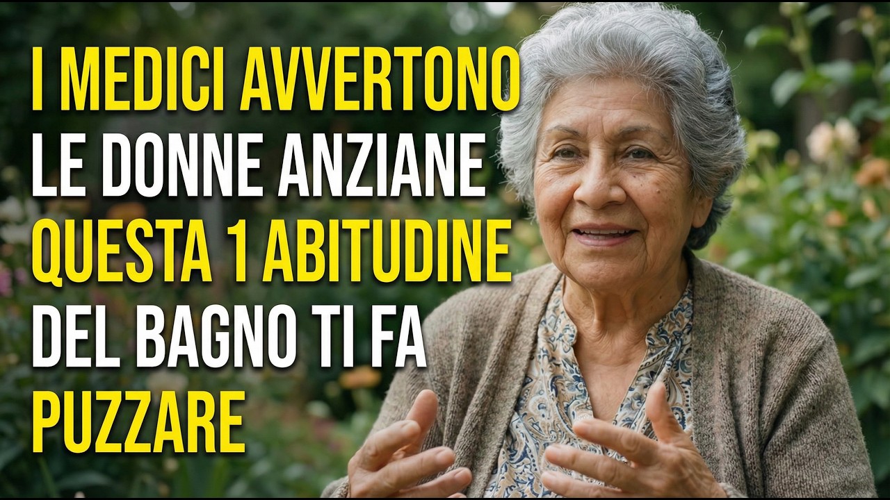 Ho 81 anni... I medici avvertono le donne anziane: questa abitudine in bagno ti fa odorare male