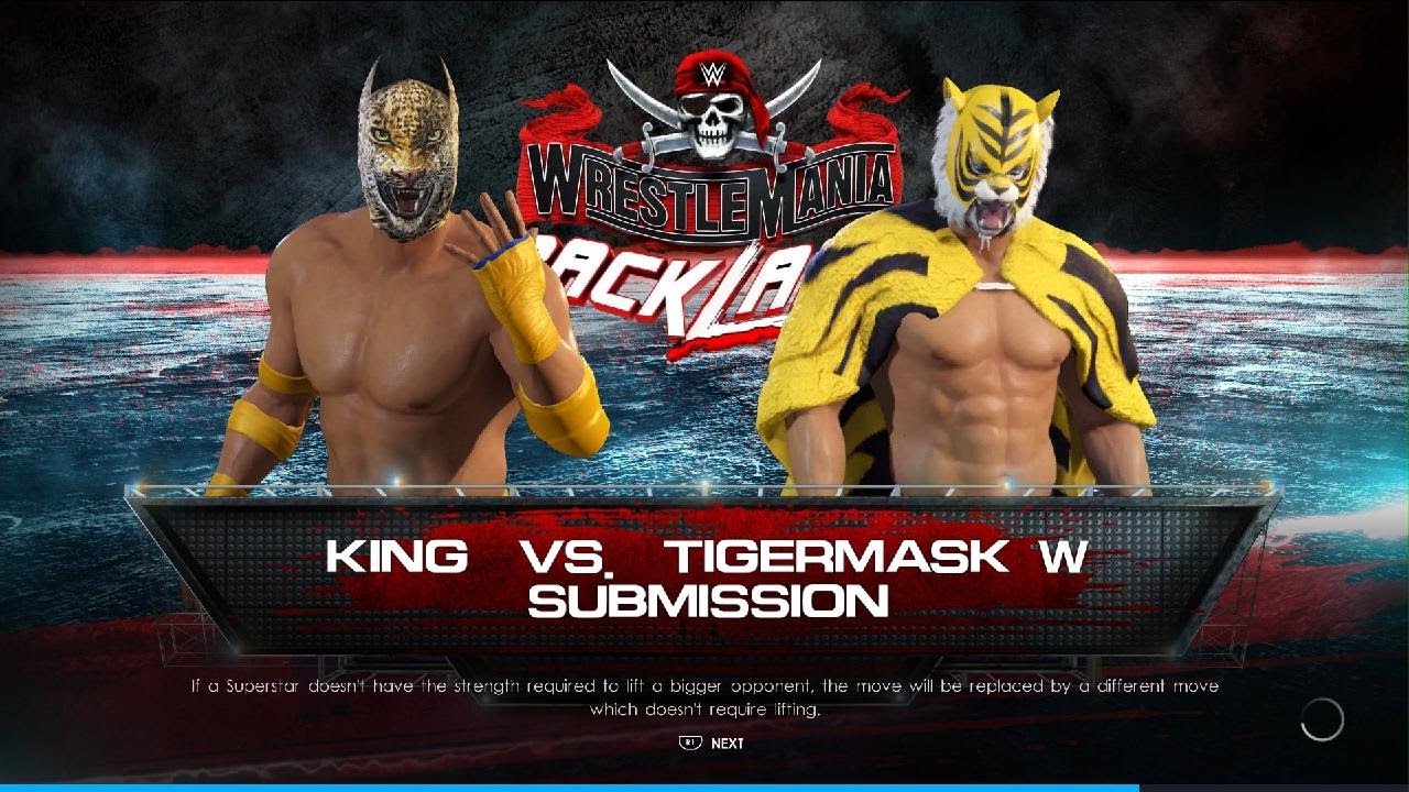 WWE 2K22 King vs Tiger Mask W