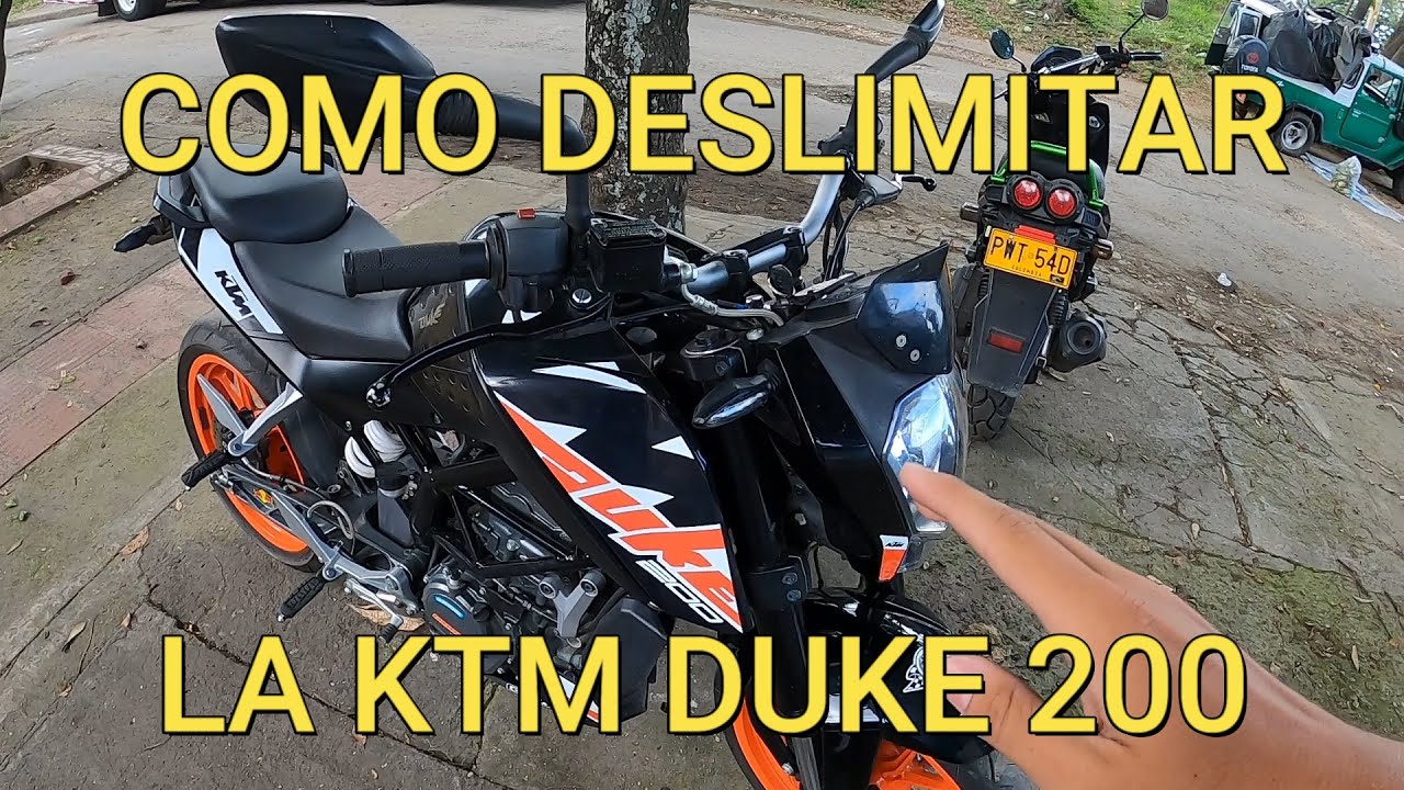 🤔 como DESLIMITAR una KTM DUKE 200 MODELO 2020 🛠 #borntoridecali