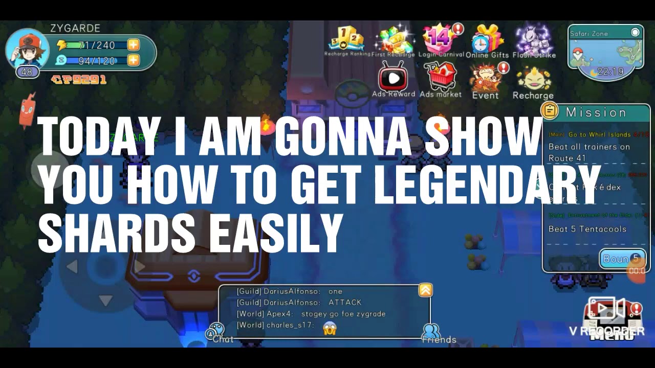 HOW TO GET LEGENDARY SHARDS IN(PIXELMON TOWN) VERE EASY