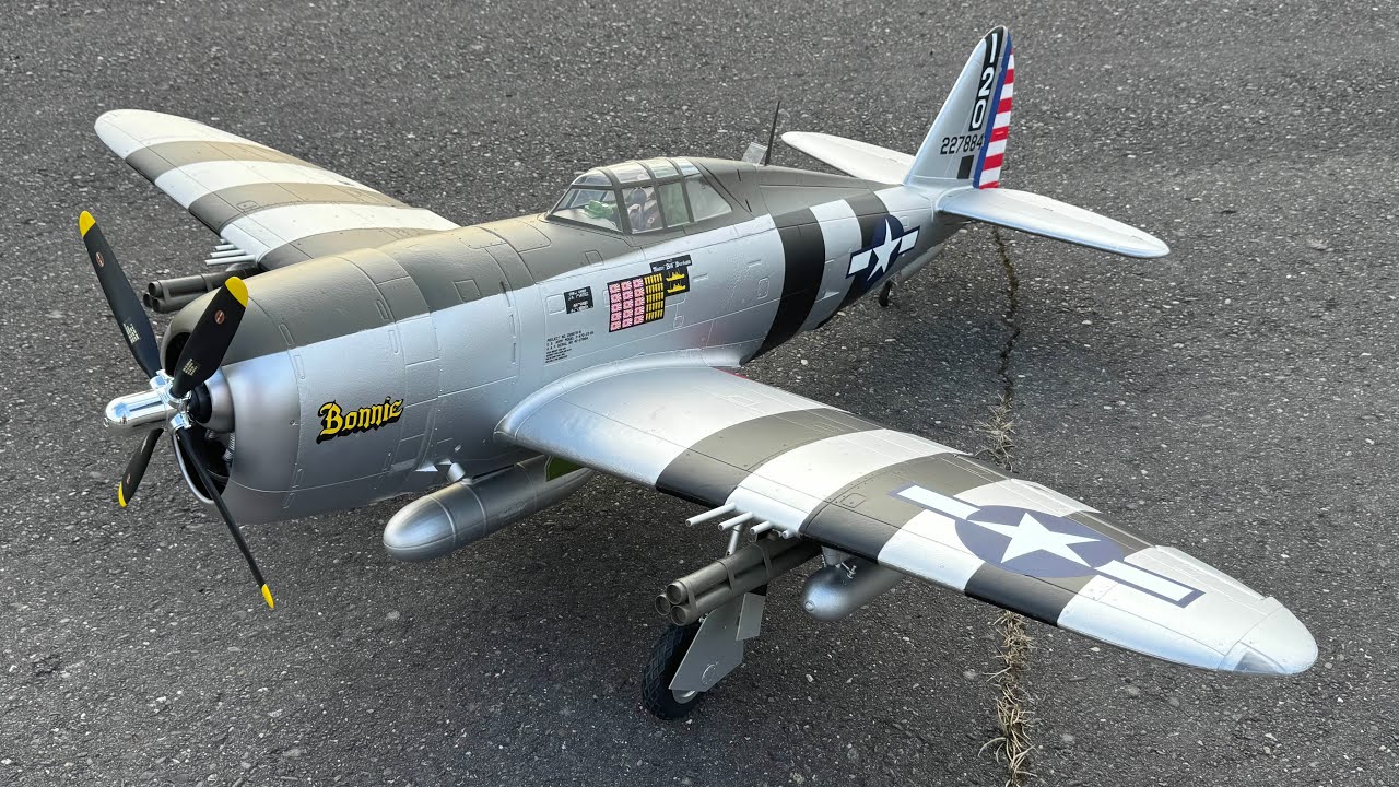 FMS P-47 Thunderbolt - Build, Maiden, & Review