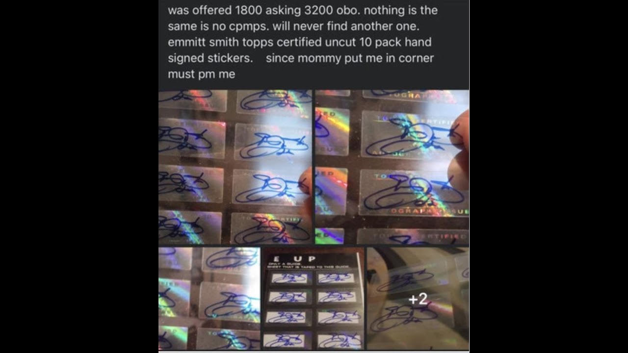 Has Topps Certified AUTO Sheets been Compromised?   A Facebook Group had one for Sale Supposedly