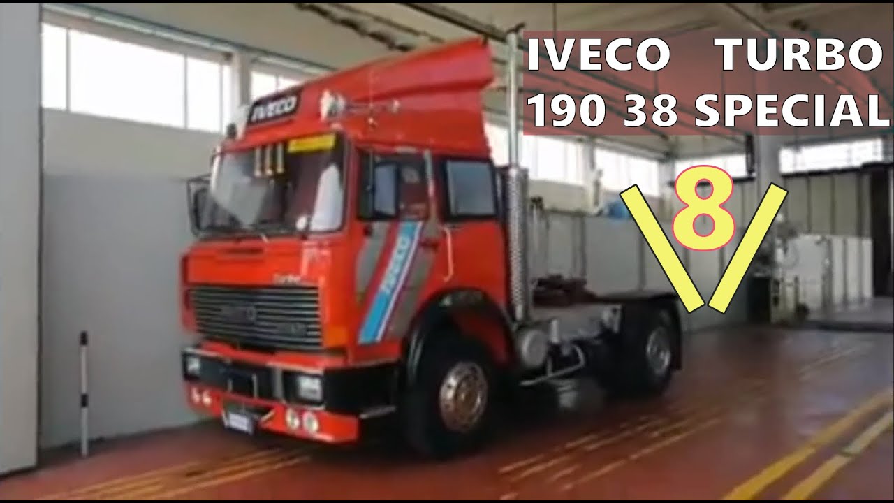 Vecchi camion classici d'epoca -  Iveco Turbo 190 38 v8 Special