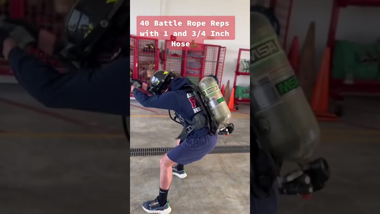 firefighter workout circuit #shorts