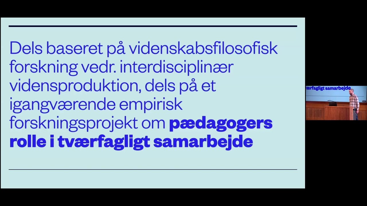 Erkendelse på tværs af fagligheder i PPR