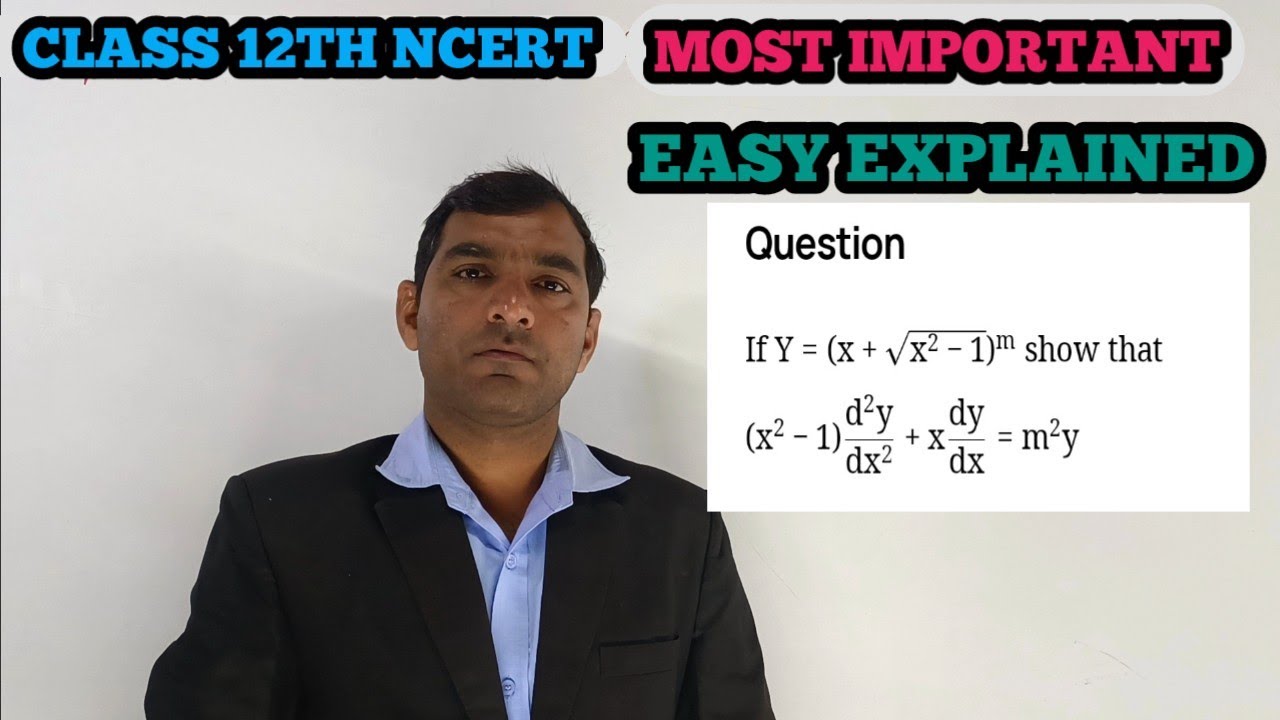 y=(x+√x^2+1)^m then prove that (x^2 +1) y2 + xy1 - m^2 y =0
