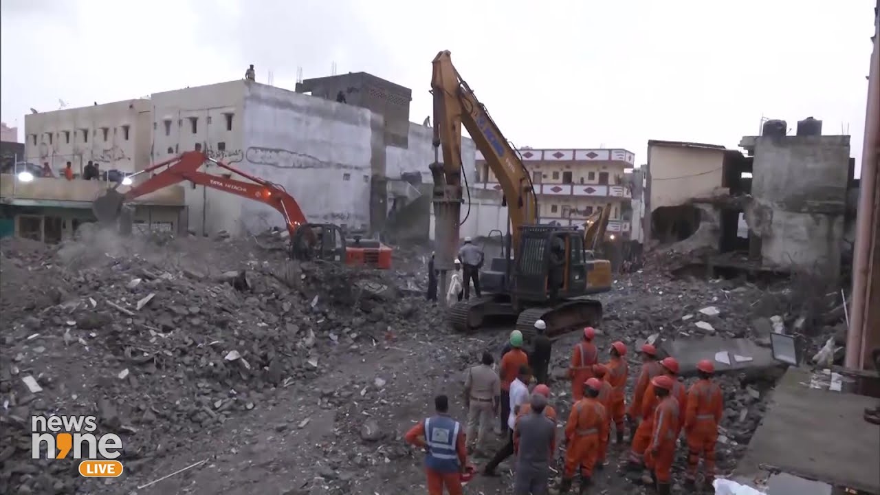 Seven dead, many feared trapped after multi-storey building collapses in Surat | News9