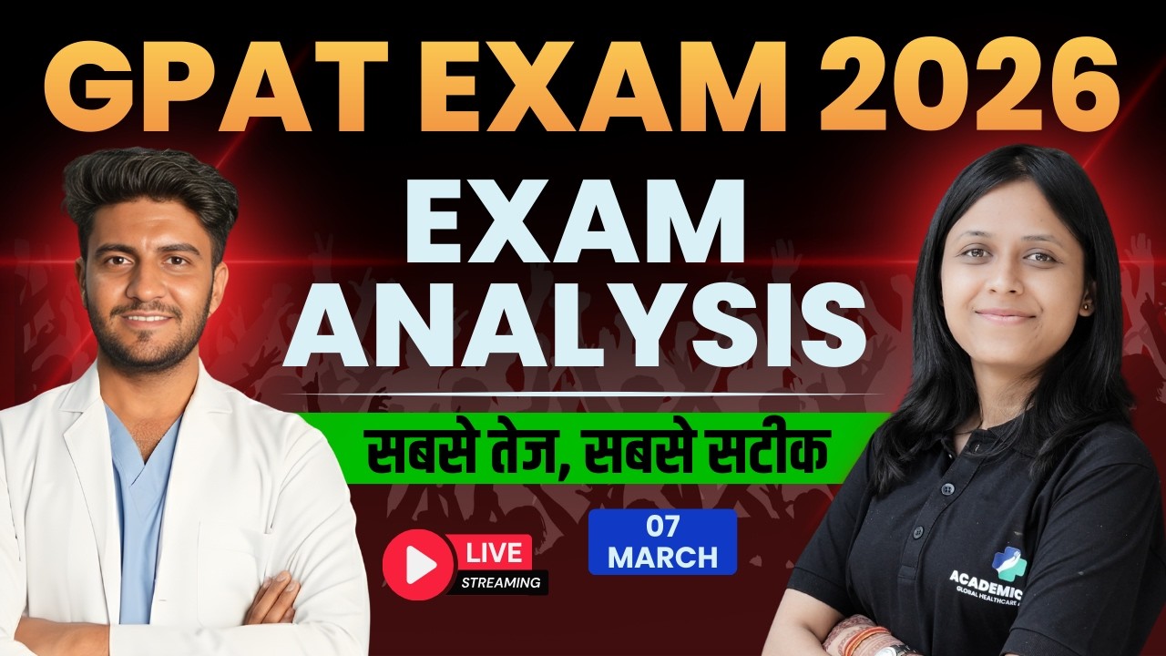 GPAT Exam Analysis 2026 | GPAT Exam 2026 Detailed Paper Solution | GPAT Exam 2026 Review