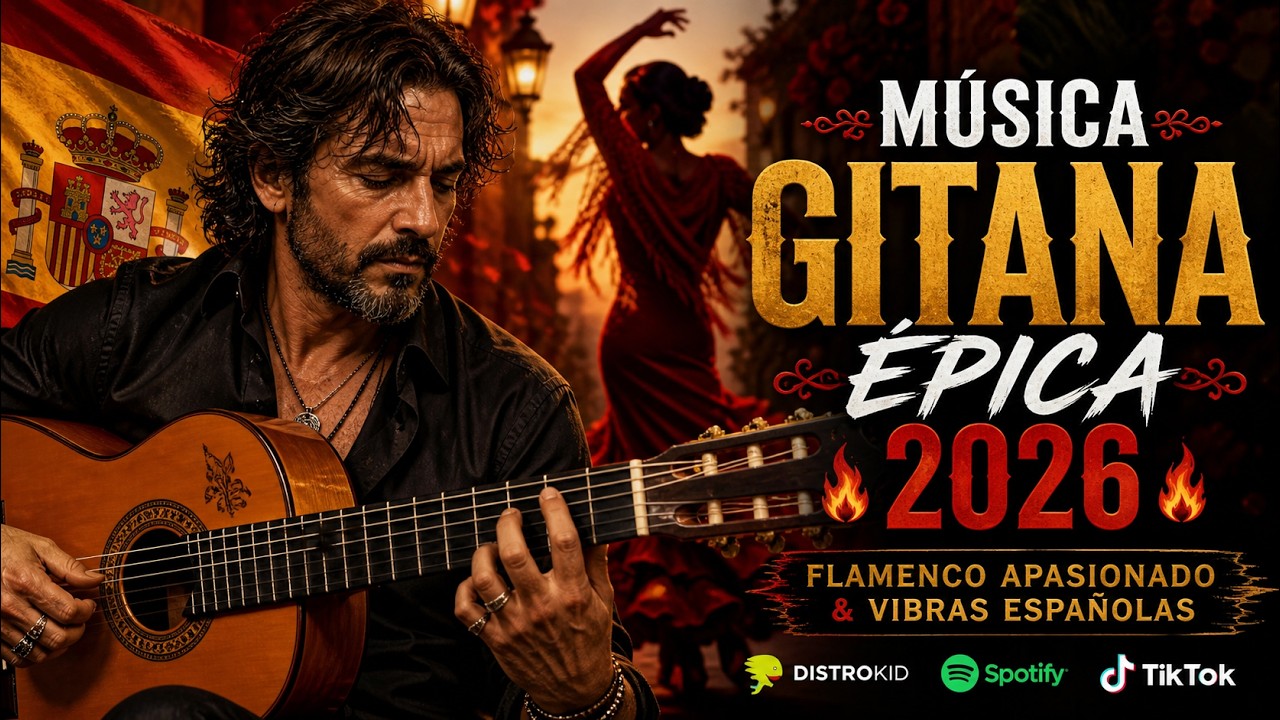 Música Gitana Épica 2026 🔥 Flamenco Apasionado & Vibras Españolas