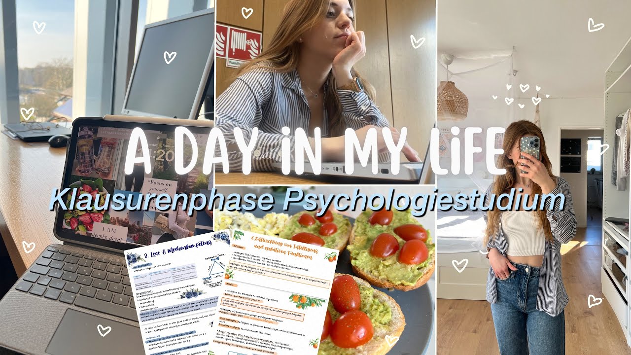 A day in my life - Klausurenphase Psychologiestudium