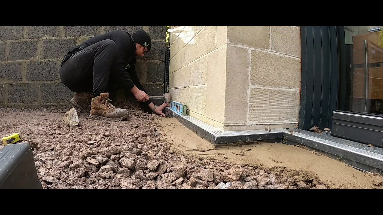 Drainage channel installation