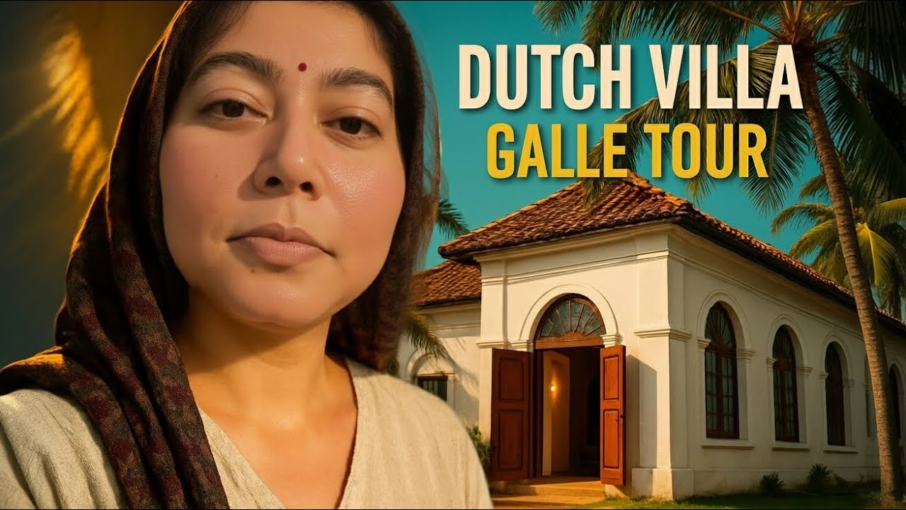Моя голландская 🇳🇱 вилла в ГАЛЛЕ Дом 🏠 Тур по Шри-Ланке 🇱🇰