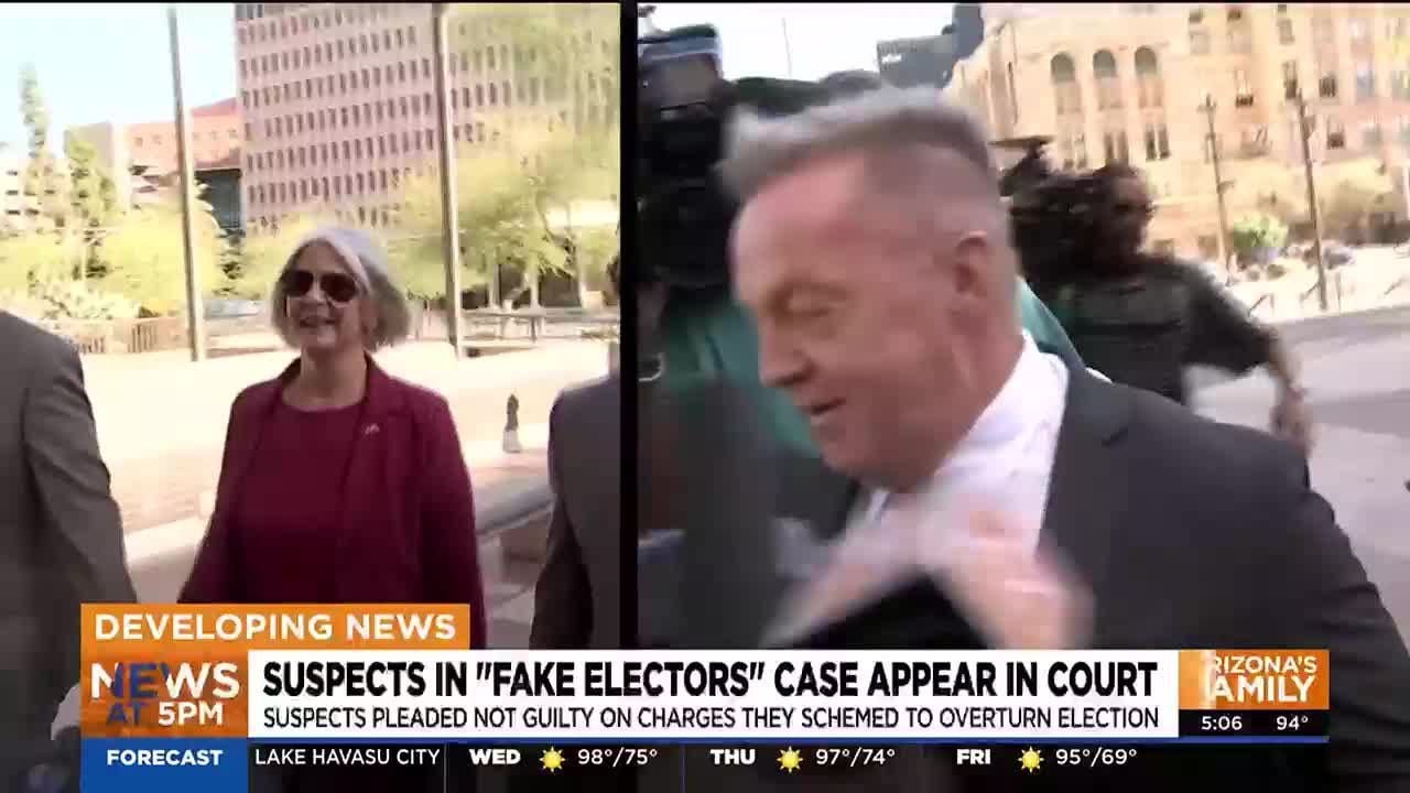 Suspects in Arizona 'fake electors' case appear in court