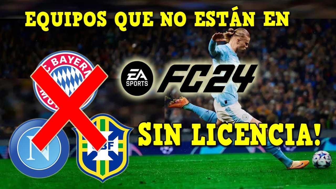 EQUIPOS que NO ESTÁN en EA SPORTS FC 24  ( FIFA 24 )