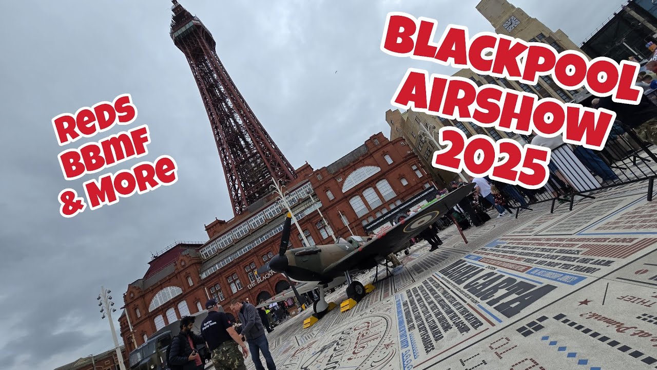 Blackpool Airshow 2025! Red Arrows | BBMF | Typhoon and lots more! [4K]