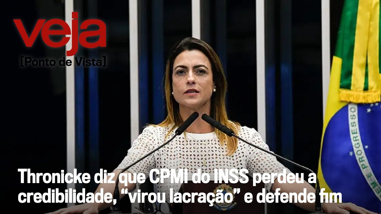 Thronicke diz que CPMI do INSS perdeu a credibilidade, “virou lacração” e defende fim