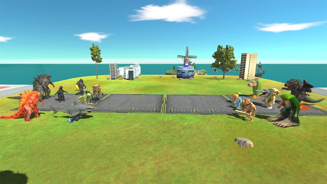 When Brainrot and Kaiju Join the Same Team Animal Revolt Battle Simulator